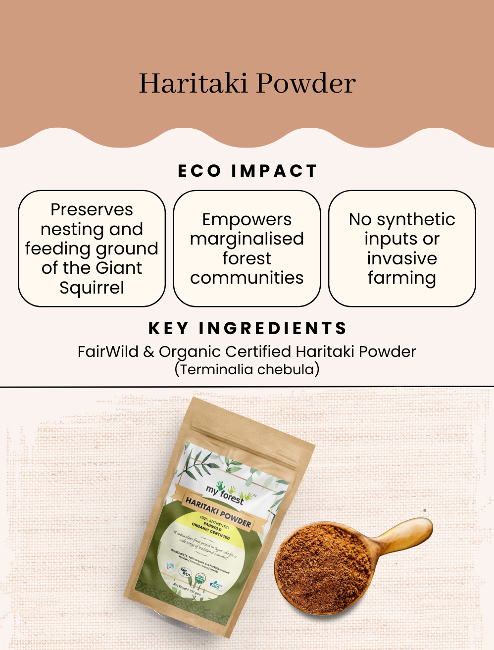 Organic Haritaki Powder