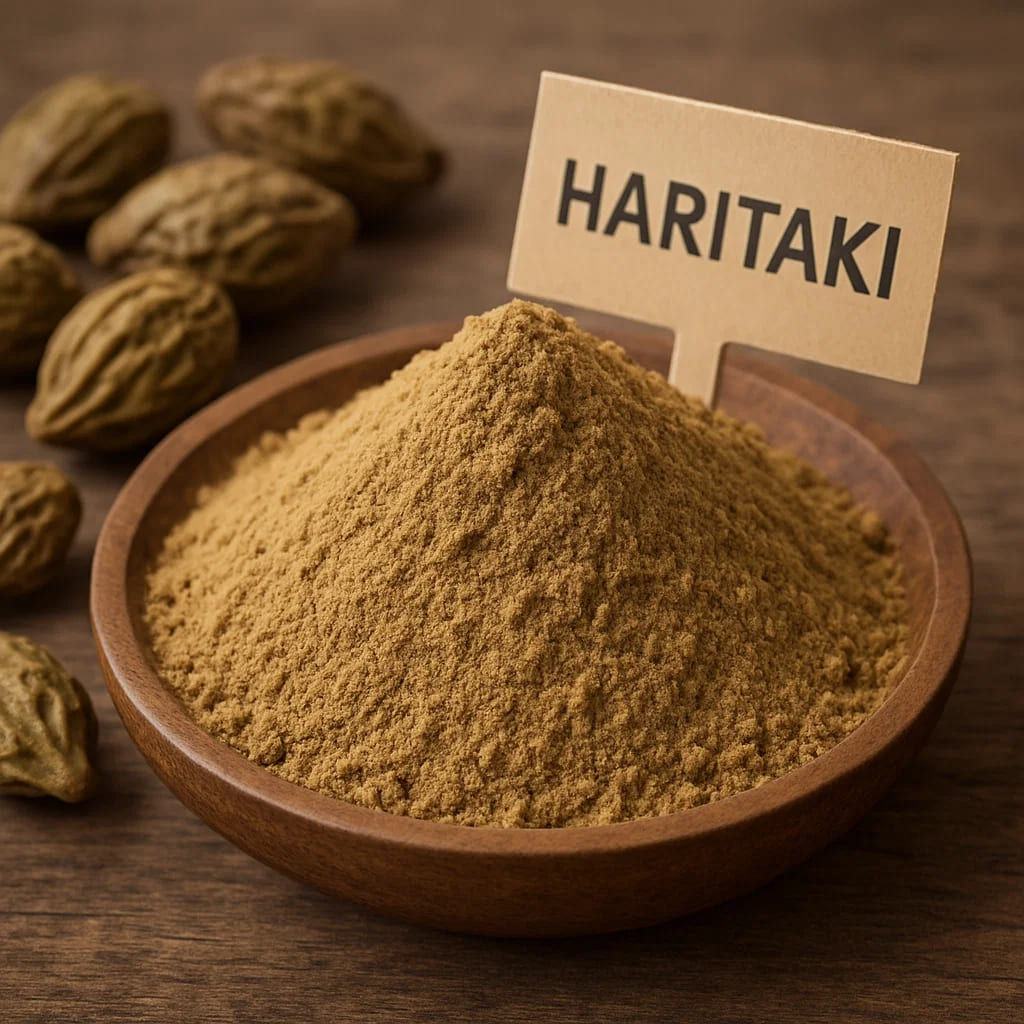 Haritaki powder for digestion and gut health